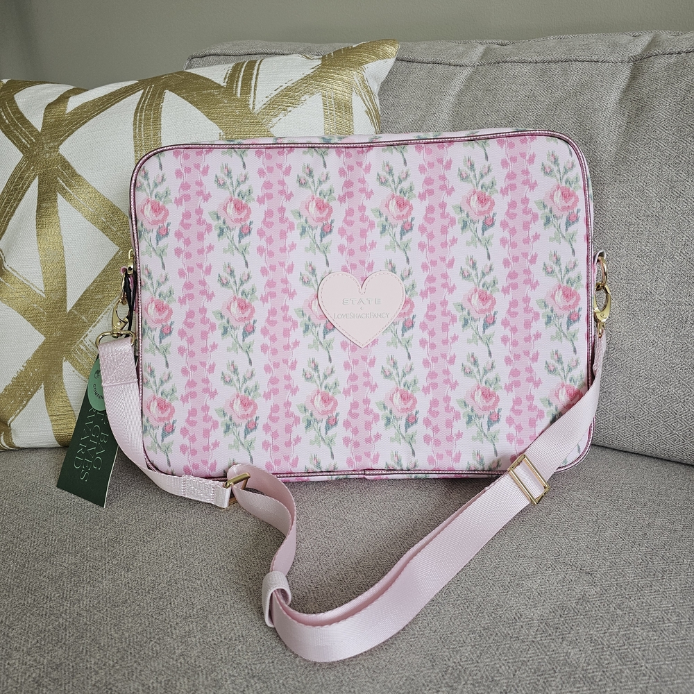 SOLD State X LoveShackFancy Allen Laptop Case Blooming Heirloom - Picture 1 of 7
